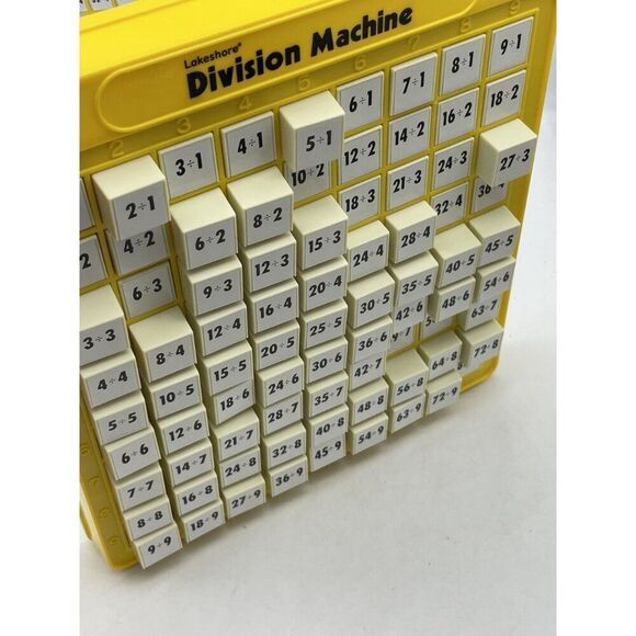 Lakeshore Division Machine Math Learning Toy Homeschooling Tool - Picture 5 of 6